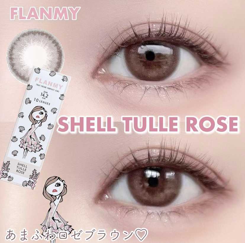 [日拋] Flanmy Shell Tulle Rose 1 Day｜30片裝