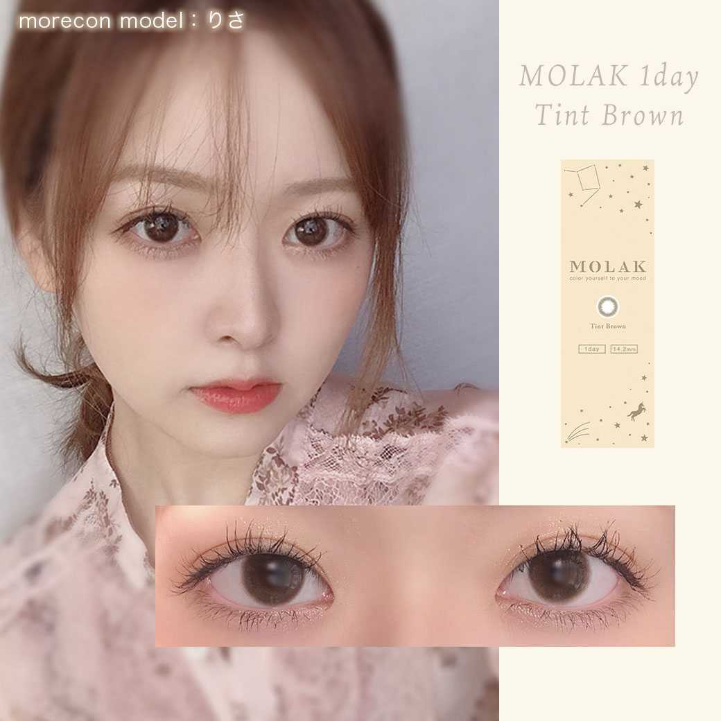 [日拋] Molak Tint Brown 1 Day | 10片裝