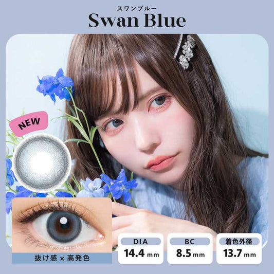 [日拋] Bambi Series Swan Blue 1 Day | 30片裝