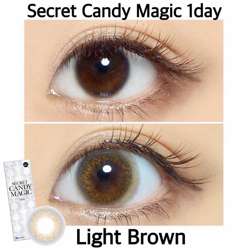 [日拋] Secret Candy Magic Light Brown 1 Day | 20片裝