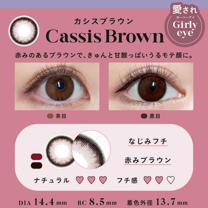 [日拋] Bambi Series Cassis Brown 1 Day | 30片裝