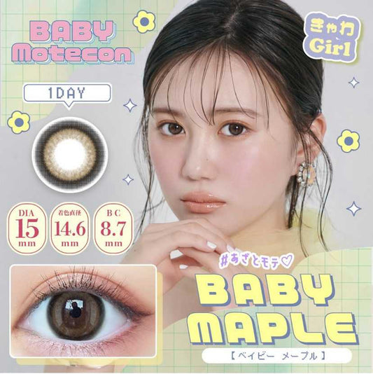 [日拋] Baby Motecon Baby Maple 1 Day | 10片裝